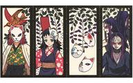 【中古】キャラカード 集合 特製花札4枚 「Blu-ray/DVD 鬼滅の刃 第3巻」 封入特典