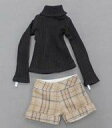 【中古】ドールアクセサリー MSD/MDD/DDP用 ブラックタートルネック&チェックパンツセット・ミニ 「ラ・ペルソナーレコレクション/ブルーレーベル」 ドー...