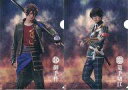 【中古】クリアファイル(男性アイドル) 田中涼星(御手杵)&田村升吾(篭手切江) A4クリアファイル2枚セット(戦闘ver.) 「ミュージカル『刀剣乱舞』 〜葵咲本紀〜」 ローソン・HMV限定(3)