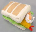 【中古】ぬいぐるみ ニャンコ先生 とびつきエビフライサンドぬいぐるみ 「一番くじ 夏目友人帳 ~ニャンコ先生のまんぷくビストロ~」 ラストワン賞