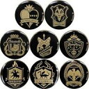【中古】バッジ・ピンズ 全8種セット 「ディズニー ツイステッドワンダーランド メタルバッジコレクション」(3)