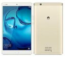 【中古】タブレット端末 HUAWEI MediaPad M3 4GB/64GB (SIMフリー/ゴールド) BTV-DL09