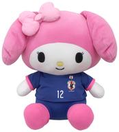 【中古】ぬいぐるみ マイメロディ(日本代表ユニフォーム) ぬいぐるみ 「なでしこジャパン当りくじ」
