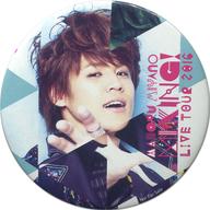 【中古】バッジ ピンズ(男性) 宮野真守(ジャケット写真/三角模様) 缶バッジ 「DVD/Blu-ray MAMORU MIYANO LIVE TOUR 2016 ～MIXING ～」 Amazon.co.jp特典