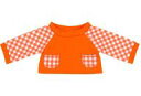 【中古】ぬいぐるみ ギンガムチェックロングTシャツ(アランチャ/神宮寺レン/オレンジ) PRINCE CAT専用コスチューム ENJOY PICNIC 「うたの☆プリンスさまっ♪」(3)