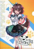 【中古】クリアファイル 戌神ころね オリジナルA5クリアファイル 「バーチャルYouTuber ホロライブ×ファミリーマート」 対象商品購入特典