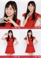 【中古】生写真(AKB48・SKE48)/アイドル/HKT48 ◇荒巻美咲/劇場トレーディング生写真セット2015.July 4種コンプリートセット