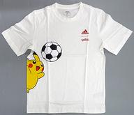【中古】衣類 ピカチュウ(サッカーボール) Tシャツ ホワイト メンズXSサイズ 「ポケットモンスター×adidas」