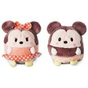 【中古】ぬいぐるみ ミッキー&ミニー ぬいぐるみ(ミニ) 「Disney ufufy (ウフフィ)」 ディズニーストア限定