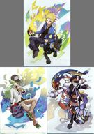 【中古】クリアファイル デンジ＆N＆ノボリ＆クダリ A4クリアファイル 3枚セット Pokemon Trainers 「ポケットモンスター」 ポケモンセンター限定