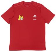 【中古】衣類 ピカチュウ(サッカーボール) ジャージー スカーレット メンズSサイズ 「ポケットモンスター×adidas」
