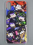 【中古】携帯ジャケット・カバー 01.集合デザイン ハードケース(iPhoneX/XS兼用) 「おそ松さん×サメヤマ次郎」