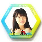 【中古】バッジ・ピンズ(女性) 貞野遥香(NMB48) 六角形缶バッジ 「SAYAKA SONIC ～さやか、ささやか、さよなら、さやか～」 クレーンゲーム景品