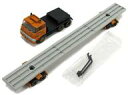 【中古】鉄道模型 1/150 日本通運 三菱ふそうFV+ポールトレーラー(イエロー×ブラック) 「ザ・トレーラーコレクション 第3弾」