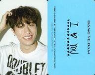 【中古】コレクションカード(男性)/CD｢THE FIRST STEP：CHAPTER TWO｣(BLACK Ver.)封入特典フォトカード TREASURE/バン・イェダム/裏面印刷メッセージ入り/CD「THE FIRST STEP：CHAPTER TWO」(BLACK Ver.)封入特典フォトカード