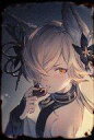【中古】紙製品 コウ メッセージ入りイラストカード 「GRANBLUE FANTASY-グランブルーファンタジー-」 2021年バレンタイン・ホワイトデーキャンペーン