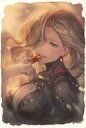 【中古】紙製品 プレデター メッセージ入りイラストカード 「GRANBLUE FANTASY-グランブルーファンタジー-」 2021年バレンタイン・ホワイトデーキャンペーン