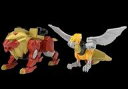 【中古】食玩 プラモデル 1.ガオライオン&ガオイーグル 「SMP 百獣合体 ガオキング」