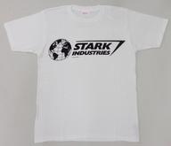 【中古】衣類 スターク・インダストリーズ Tシャツ(バックプリントあり) ホワイト Sサイズ マーベル展グッズ