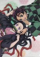 【中古】クリアファイル 竈門炭治郎＆竈門禰豆子(寝そべり) 雑誌イラストシリーズレイヤードクリアファイル21 「劇場版 鬼滅の刃 無限列車編」