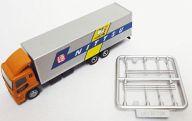 【中古】鉄道模型 1/150 三菱ふそう スーパーグレート 日本通運 パネルバン 前1軸(イエロー×グレー) 「ザ・トラックコレクション 第3弾」 ディスプレイモデル