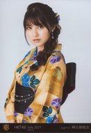 【中古】生写真(AKB48・SKE48)/アイドル/HKT48 神志那結衣/バストアップ/HKT48 2021年7月度 net shop限定個別生写真 July vol.2