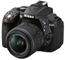 【中古】カメラ Nikon デジタル一眼レフカメラ D5300 18-55 VR II レンズキット 2416万画素 (ブラック) [D5300LK18-55V...