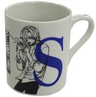 【中古】マグカップ・湯のみ サンジ アルファベットマグ 「ワンピース」 ジャンプキャラクターズストア限定