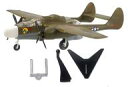 【中古】食玩 プラモデル 2-A P-61A アメリカ陸軍 第6夜間戦闘飛行隊 「1/144 ウィングキットコレクションVS14」