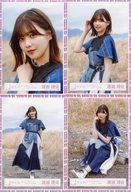 【中古】生写真(乃木坂46)/アイドル/櫻坂46 ◇渡邉理佐/櫻坂46ランダム生写真 <「思ったよりも寂しくない」MVロケーション衣装> 4種コンプリートセット