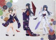 【中古】クリアファイル 集合 描き下ろしイラスト 和風ハロウィンver. A4クリアファイル 「青春 ...