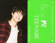 【中古】コレクションカード(男性)/CD｢The First Step： Treasure Effect(Green Ver.)｣封入特典フォトカード TREASURE/バン・イェダム/裏面緑/CD「The First Step： Treasure Effect(Green Ver.)」封入特典フォトカード