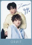 【中古】コレクションカード(男性)/ ORβIT/YUGO(宮島優心)・TOMO(安藤誠明)/印刷サイン入り/「HAPPY βOX」ランダムトレーディングカード Type B UNIVERSE MV SERIES