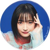 【中古】バッジ・ピンズ 【シークレット】 小川桜花(Girls2)/背景:ブルー 缶バッジ 私がモテてどうすんだ ver.