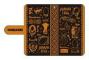 【中古】携帯ジャケット・カバー モチーフ柄 手帳型スマートフォンケース 「シャーマンキング」