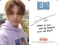 【中古】コレクションカード(男性)/CD「Reload」(Rollin Ver.)封入特典フォトカード NCT DREAM/ヘチャン(Haechan)/裏面白 印刷サイン入り/CD「Reload」(Rollin Ver.)封入特典フォトカード