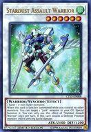【中古】遊戯王/UR/シンクロモンスター/英語版/2018 Mega-Tins Yusei Fudo Mega-Tin CT15-EN008[UR]：Stardust Assault Warrior/スターダスト・アサルト・ウォリアー