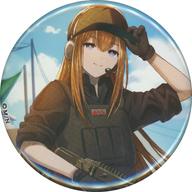 【中古】バッジ・ピンズ 牧瀬紅莉栖(ミリタリー) 缶バッジ 「STEINS；GATE ALARM WEBくじ 時限調和のタ..