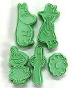 【中古】マグカップ・湯のみ ムーミン&ミイ&スナフキン&ニョロニョロ&お花モチーフ クッキー型(抜き型&押し型セット) 「ムーミン」 はじめてでも簡単! ムーミンの型付きアイシングクッキーBOOK付録