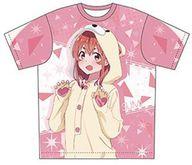 【中古】衣類 桜沢墨(くまパジャマver.) 描き下ろしフルグラフィックTシャツ フルカラー メンズLサイズ 「彼女、お借りします」