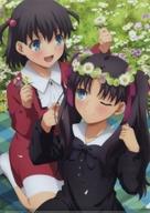 Fate ufotable バレンタイン クリアファイル 遠坂凛 イリヤ Fate ufotable バレンタイン クリアファイル 遠坂凛 イリヤ