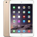 【中古】タブレット端末 iPad mini3 Wi-Fiモデル 128GB ゴールド MGYK2J/A