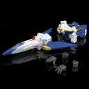 【中古】食玩 プラモデル 1.ファイアージェットA 「SMP 太陽の勇者ファイバード」