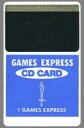 【中古】PCエンジンハード GAMES EXPRESS CD CARD