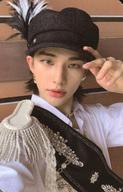 【中古】コレクションカード(男性)/CD｢NOEASY｣(Jewel Case Ver.)封入特典フォトカード Stray Kids/Hyunjin(ヒョンジン)/裏面赤/CD「NOEASY」(Jewel Case Ver.)封入特典フォトカード