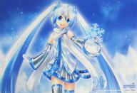 [중고] 데스크 매트 집합 (KEI) 데스크 매트 [SNOW MIKU] 스노우 미쿠 스카이 타운 한정