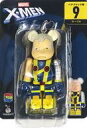 【中古】トレーディングフィギュア BE@RBRICK -ベアブリック- 9.ケーブル 「Happyくじ BE@RBRICK MARVEL『X-MEN』」 ベアブリック賞