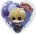 【中古】バッジ・ピンズ 平和島静雄(ミニキャラ/風船) ハート型缶バッジ 「くじ引き堂 デュラララ!!×2 平和島静雄お誕生日会2022くじ」 おまけキャンペーン 10連セット購入特典
