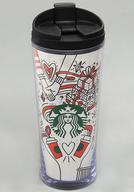 【中古】マグカップ・湯のみ クリスマス タンブラー ホワイト 355ml 「スターバックスコーヒー」