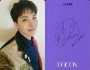 【中古】コレクションカード(男性)/｢Dicon PHOTOCARD101 BTS｣フォトカード 防弾少年団/J-HOPE(ジェイホープ)/裏面紫・印刷サイン入り/「Dicon PHOTOCARD101 BTS」フォトカード